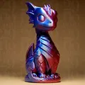Tượng Rồng Dễ Thương (Cute Dragon Statuette) - Thumbnail 1