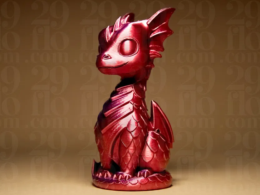 Tượng Rồng Dễ Thương (Cute Dragon Statuette) - Image 2
