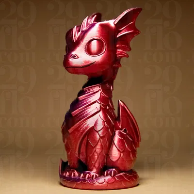 Tượng Rồng Dễ Thương (Cute Dragon Statuette)