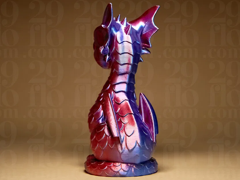 Tượng Rồng Dễ Thương (Cute Dragon Statuette) - Image 3