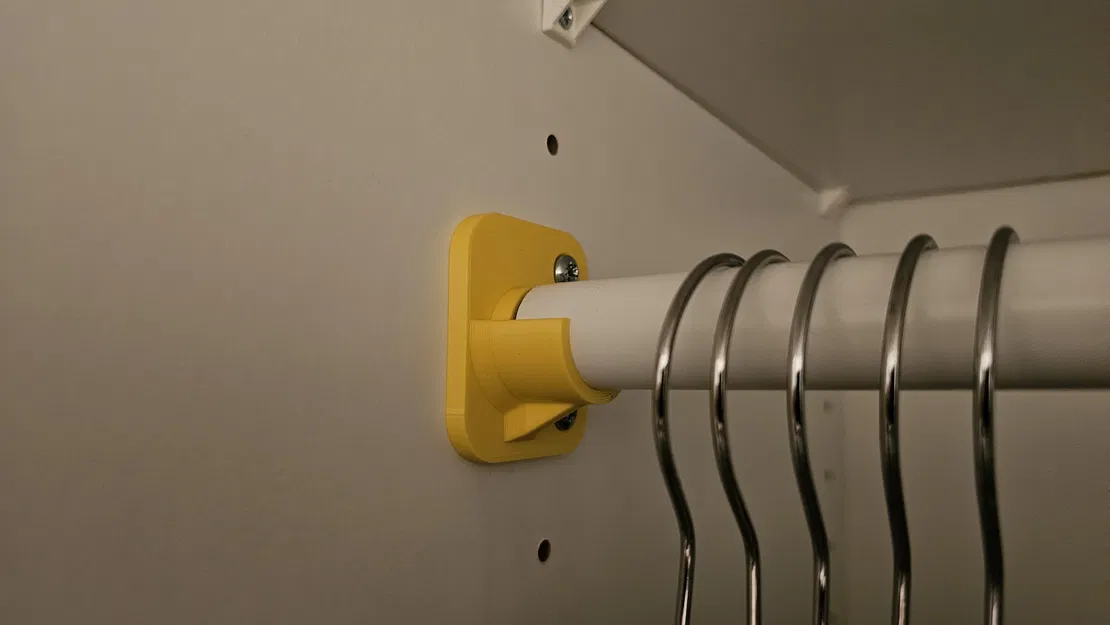 Giá đỡ thanh treo cho IKEA PAX – Ống Ø22 mm hoặc oval D30×15 mm - Image 1