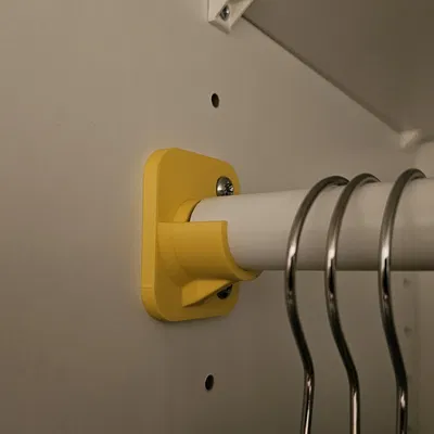 Giá đỡ thanh treo cho IKEA PAX – Ống Ø22 mm hoặc oval D30×15 mm