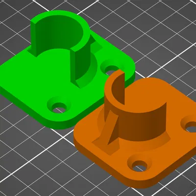 Giá đỡ thanh treo cho IKEA PAX – Ống Ø22 mm hoặc oval D30×15 mm