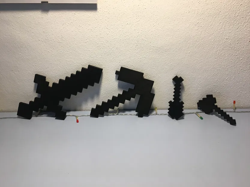 Minecraft: Spada, Pala, Ascia, Piccone (Bộ dụng cụ/ vũ khí) - Image 1