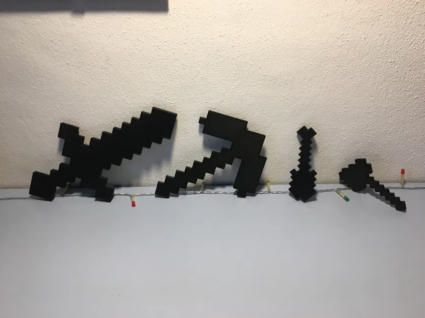 Minecraft: Spada, Pala, Ascia, Piccone (Bộ dụng cụ/ vũ khí) - Image 5