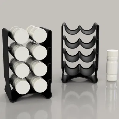 Kệ Sắp Xếp Hũ Gia Vị (Spice Jar Organizer)