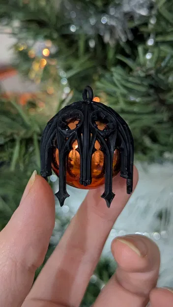 Ốp chụp bóng Noel phong cách Gothic - Image 2