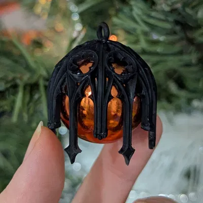 Ốp chụp bóng Noel phong cách Gothic