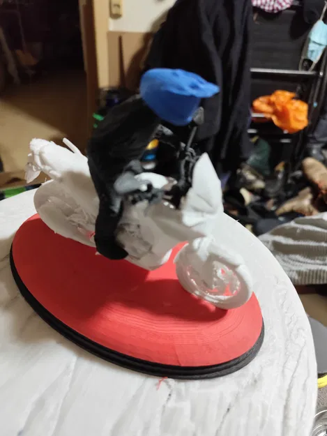 Model biker – tay lái mô hình đi kèm Honda Transalp 750 - Image 5