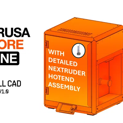 Prusa Core ONE - FULL CAD kèm Nextruder Hotend