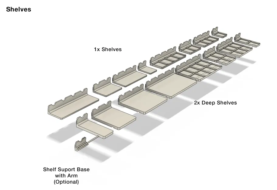 GOEWS – Greatly Over Engineered Wall System (hệ tường mô-đun tương thích Gridfinity) - Image 10