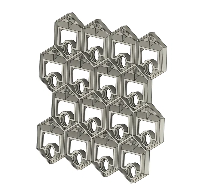 GOEWS – Greatly Over Engineered Wall System (hệ tường mô-đun tương thích Gridfinity) - Image 11