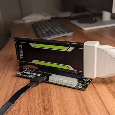 Giá đỡ quạt tản nhiệt chủ động / ống dẫn gió cho Tesla P4