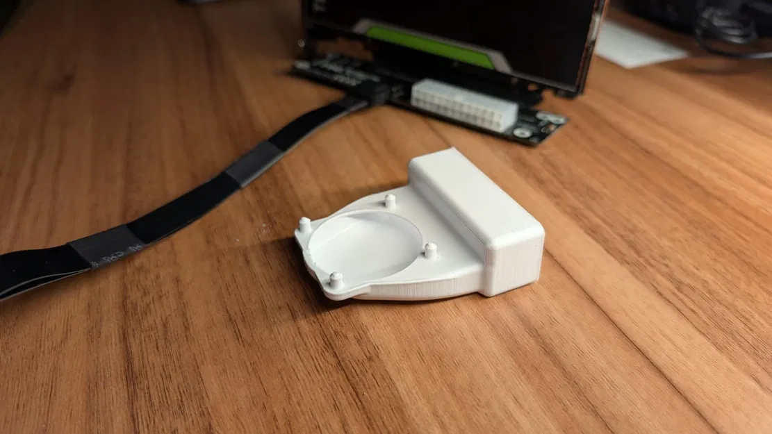 Giá đỡ quạt tản nhiệt chủ động / ống dẫn gió cho Tesla P4 - Image 4