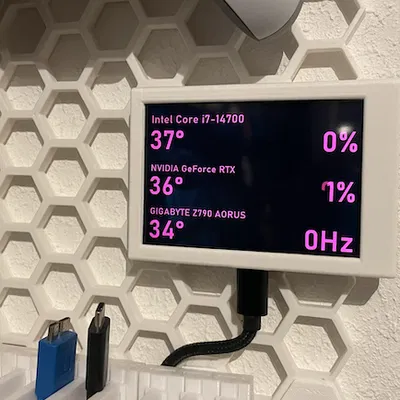 Giá đỡ màn hình USB-C 3.5" cho HSW