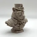 Tượng Bán Thân Hổ Steampunk (Tiger Steampunk Bust) - Thumbnail 3