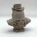 Tượng Bán Thân Hổ Steampunk (Tiger Steampunk Bust) - Thumbnail 4