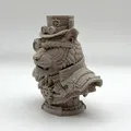 Tượng Bán Thân Hổ Steampunk (Tiger Steampunk Bust) - Thumbnail 5