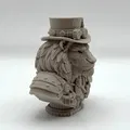 Tượng Bán Thân Sư Tử Steampunk (Lion Steampunk Bust) - Thumbnail 3