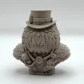 Tượng Bán Thân Sư Tử Steampunk (Lion Steampunk Bust) - Thumbnail 4