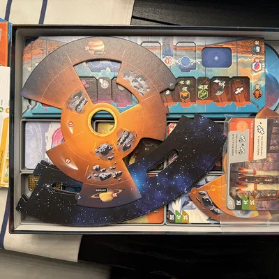 Khay insert SETI + Space Agencies: player tray & alien species tray