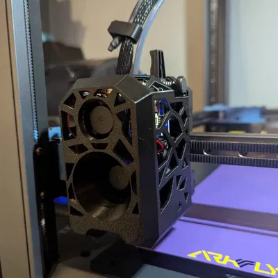 Cover toolhead SV08 MKL dạng skeletonized (kèm ngàm BTT Eddy)