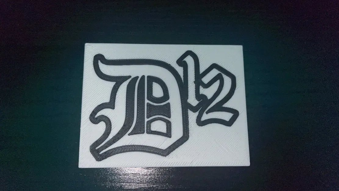 Bảng Logo D12 / Dirty Dozen (Eminem) - Plaque - Image 1