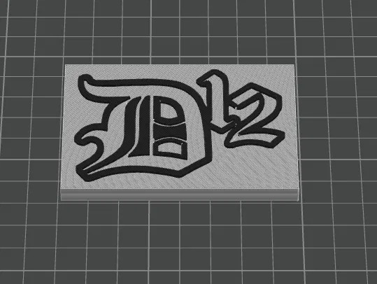 Bảng Logo D12 / Dirty Dozen (Eminem) - Plaque - Image 2