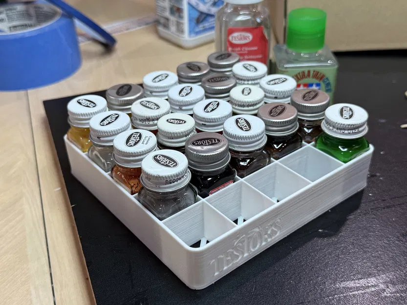 Khay đựng sơn mô hình Testors (in NHANH) - Image 1