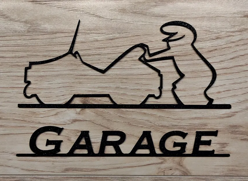 Móc treo cửa gara hài hước – La Linea Balum 154 - Image 1