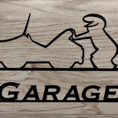 Móc treo cửa gara hài hước – La Linea Balum 154