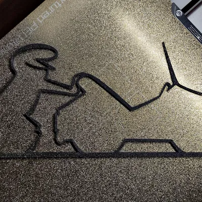 Móc treo cửa gara hài hước – La Linea Balum 154