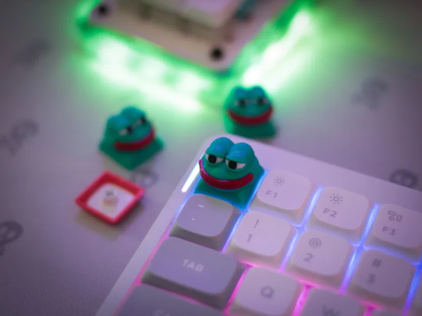 Keycap Pepe the Frog cho switch MX (multicolor 3MF) - Image 1