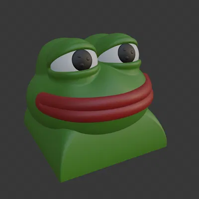 Keycap Pepe the Frog cho switch MX (multicolor 3MF)