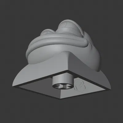 Keycap Pepe the Frog cho switch MX (multicolor 3MF)