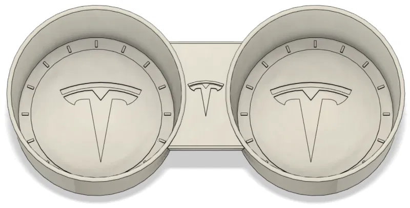 Khay giữ ly (Cup Holder) cho Tesla Model 3 - Image 3