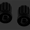 Núm vặn trục D 6mm (6mm D shaft knob) - Thumbnail 2