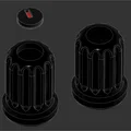 Núm vặn trục D 6mm (6mm D shaft knob) - Thumbnail 3