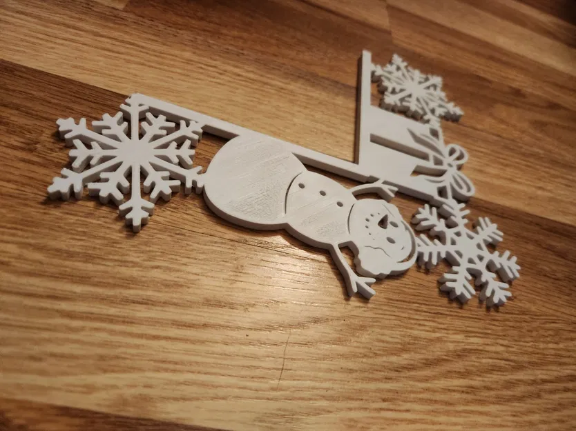 Góc Cửa Người Tuyết + Bông Tuyết (SnowMan + Snowflake Door Corner) - Image 2