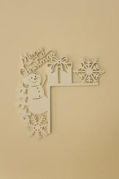 2025 Snowman DoorCorner – Trang trí góc cửa Người Tuyết - Image 4