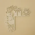 2025 Snowman DoorCorner – Trang trí góc cửa Người Tuyết - Thumbnail 4