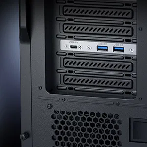 Nắp che khay 3.5" gắn USB-C và 2x USB-A