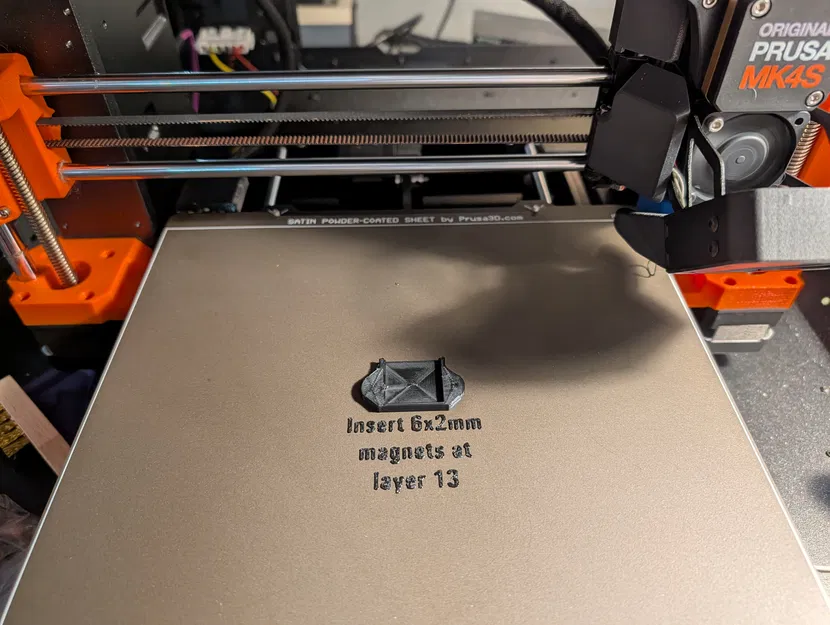Bảng/plate nam châm cho Original Prusa Enclosure – nozzle sign cho Nextruder organizer - Image 2