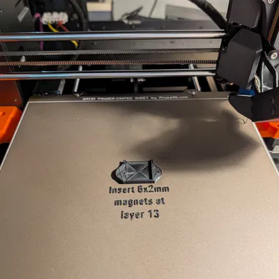 Bảng/plate nam châm cho Original Prusa Enclosure – nozzle sign cho Nextruder organizer