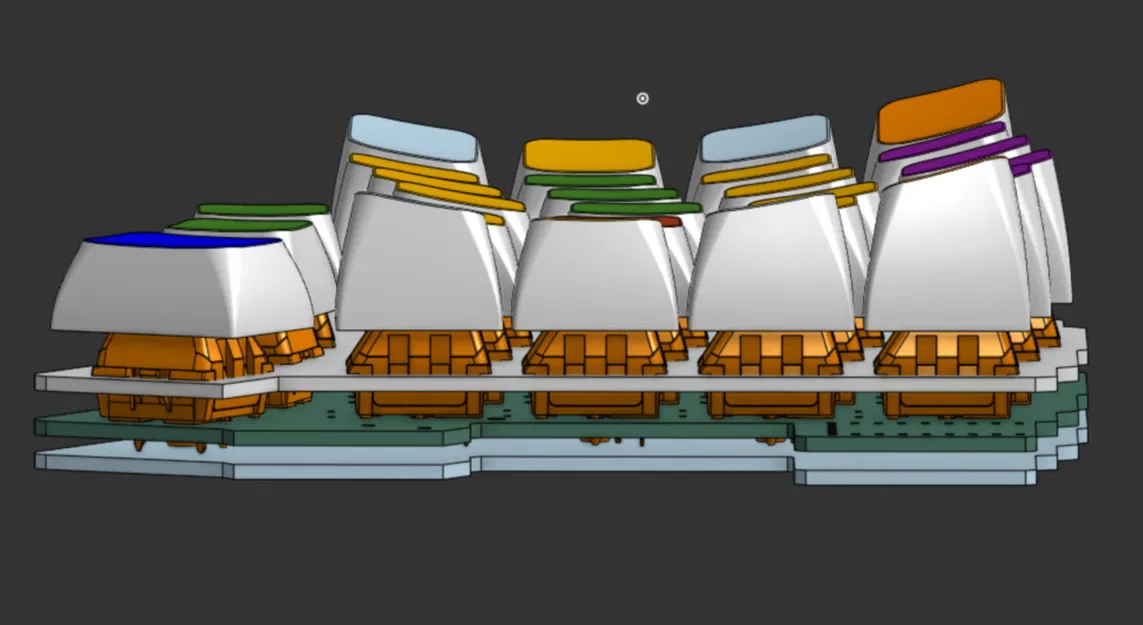 MX Keycaps (standard, tilted, tilted-lifted) silakka54 - Image 2