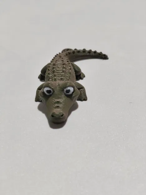 Móc Khóa Cá Sấu “Mắt To” (Big Eyes Crocodile Keychain) - Image 2