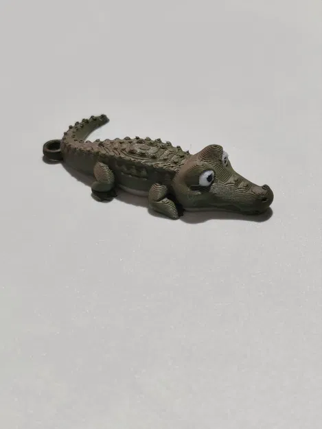 Móc Khóa Cá Sấu “Mắt To” (Big Eyes Crocodile Keychain) - Image 3