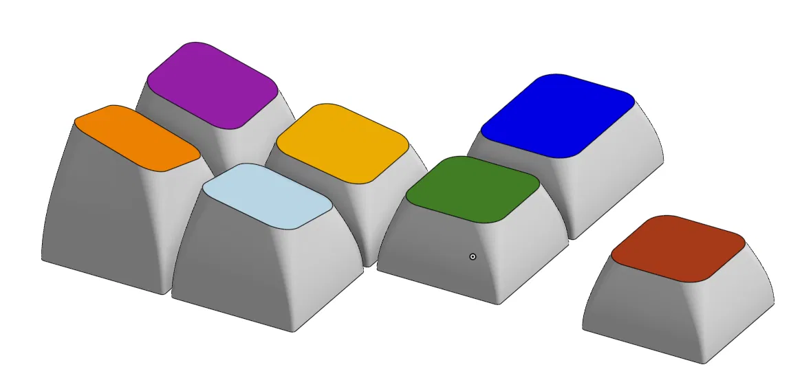 MX Keycap tilted - silakka54 - remixed - Image 1