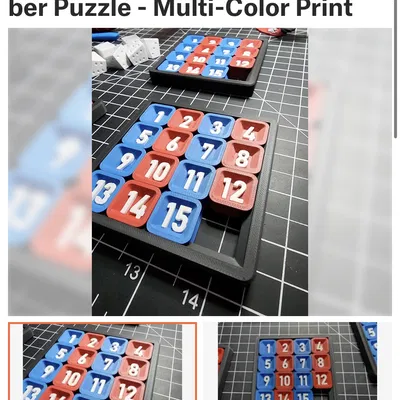 Trò chơi xếp số trượt (Slider number puzzle)