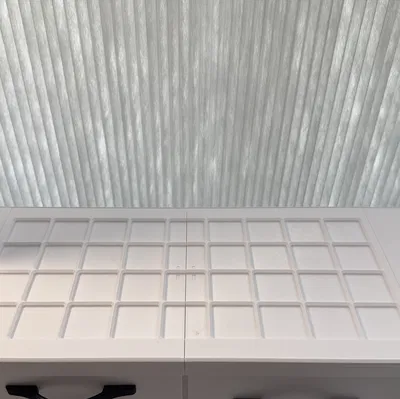 Tấm top Deskware nhúng Gridfinity 4x9 bắc ngang hai tấm